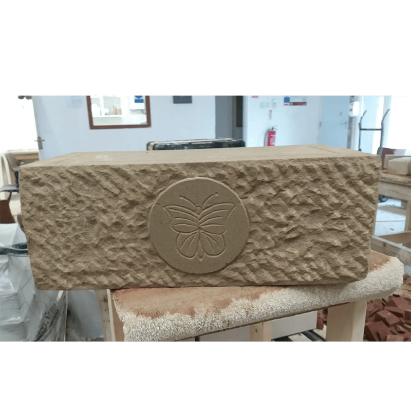 Stone Carved Butterfly Planter