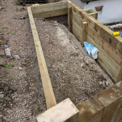Tiered Garden Sleeper Bearsden 4