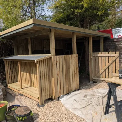 Bespoke Log Store Bearsden 1